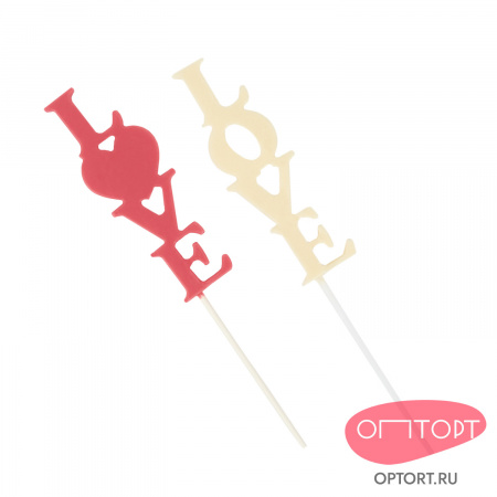 Силиконовая форма для леденцов «Love»